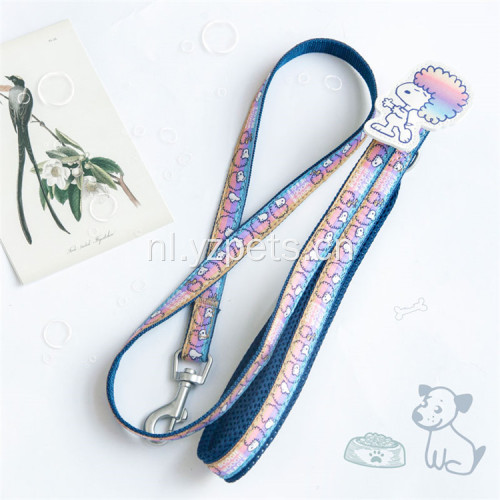 Verstelbare gepersonaliseerde halsband voor huisdieren Nylon halsband